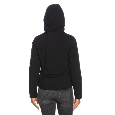 Parka Donna corto in softshell Nero YESZEE- Francavilla Moda